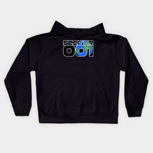 Sector 001 Earth birthday gift shirt geeks and nerds Kids Hoodie